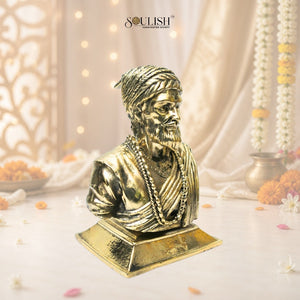Chhatrapati Shivaji Maharaj Brass Idol | Handcrafted Brass Statue